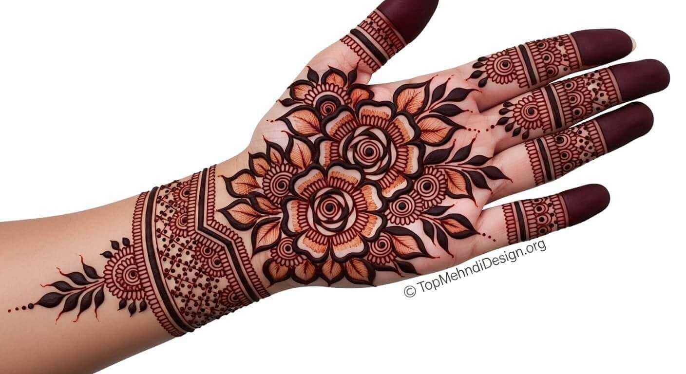 Kashees Mehndi Design for Karwa Chauth 2026