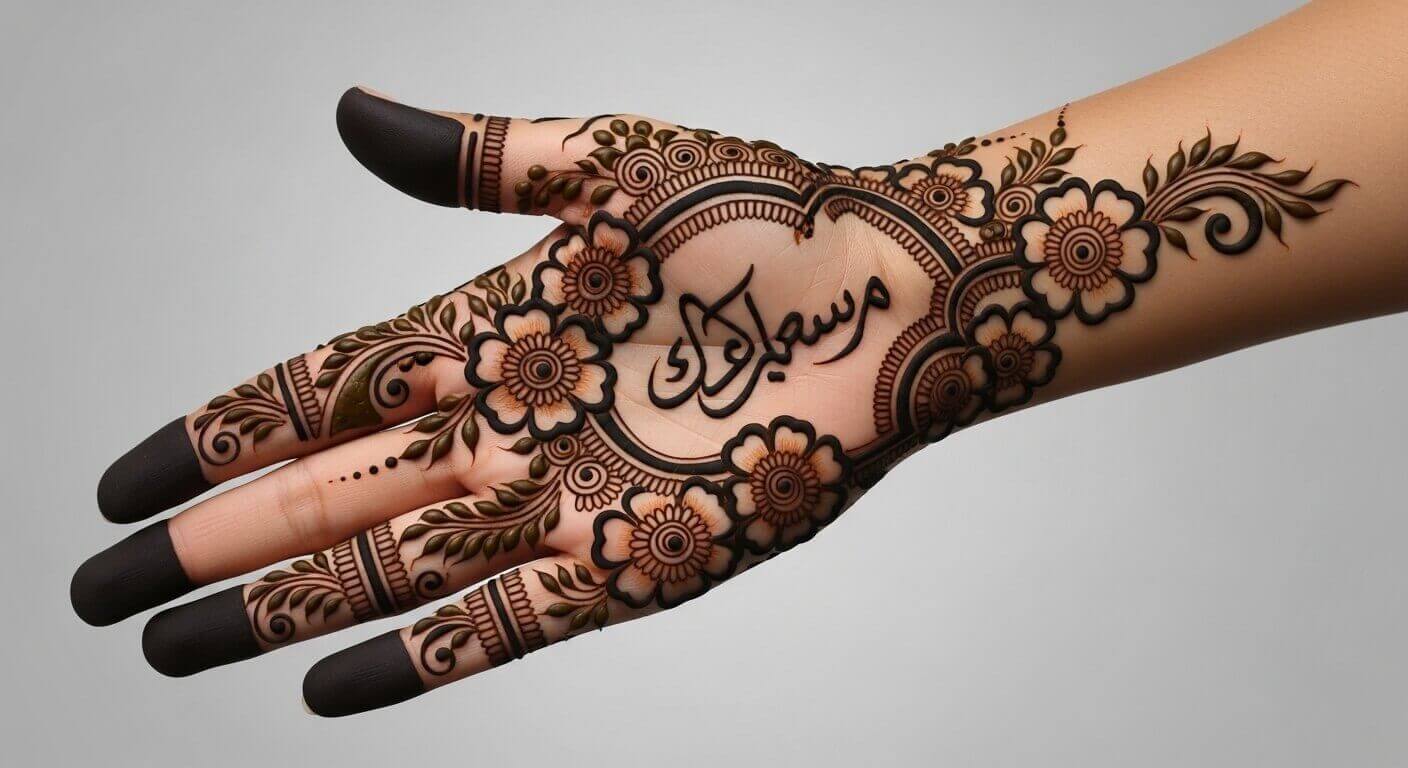 Kashees Mehndi Design for Karwa Chauth 2026