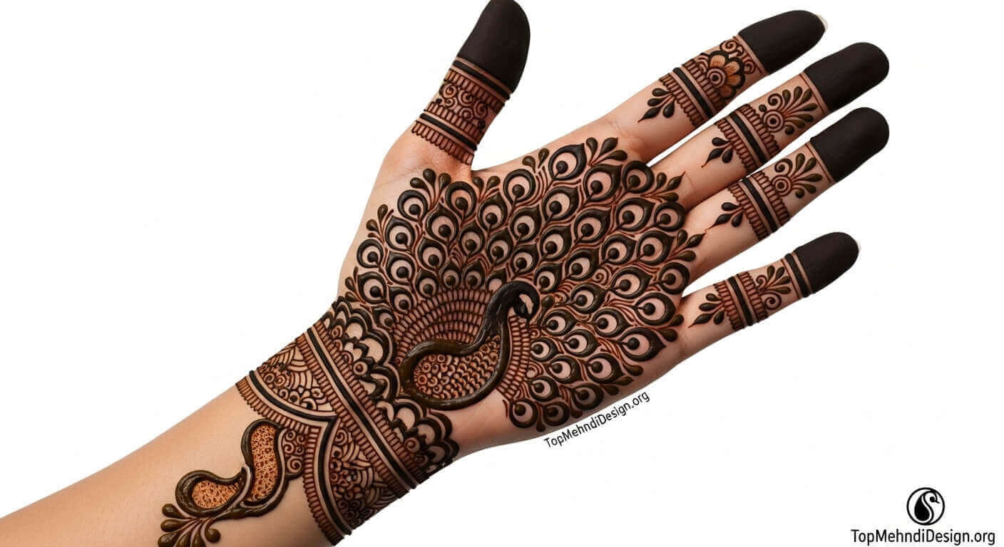 Kashees Mehndi Design for Karwa Chauth 2026