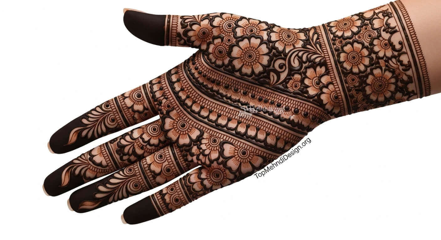 Kashees Mehndi Design for Karwa Chauth 2026