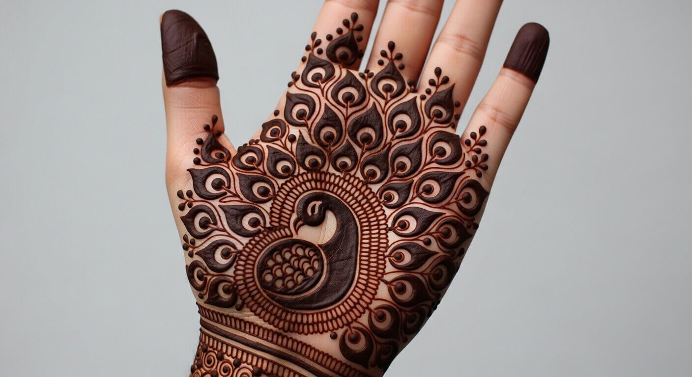 Kashees Mehndi Design for Karwa Chauth 2026