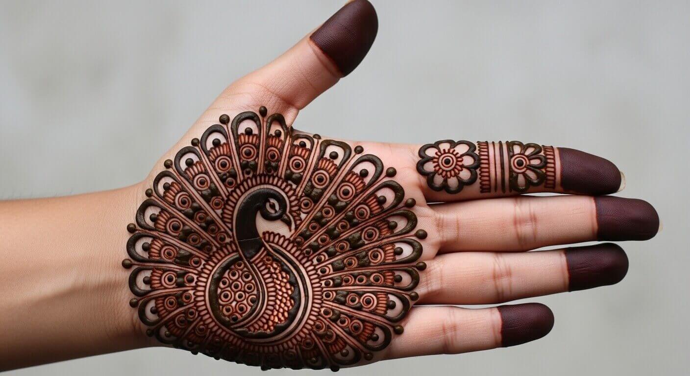 Kashees Mehndi Design for Karwa Chauth 2026