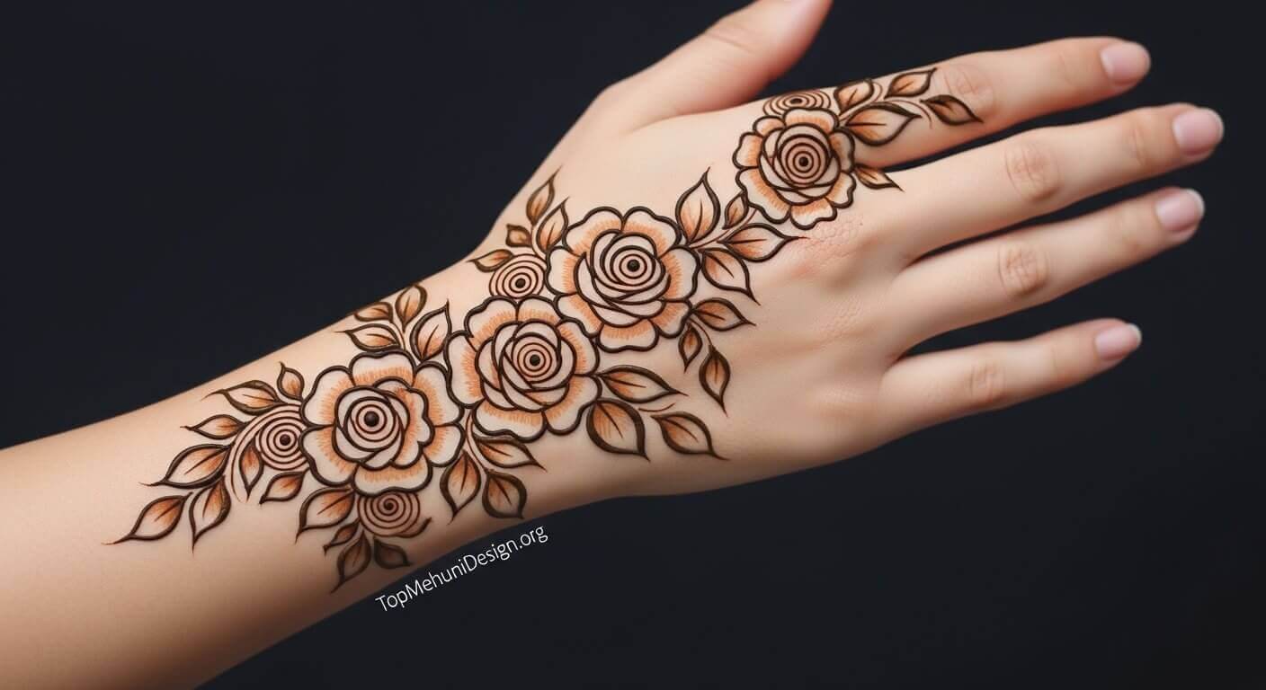 Khafif Mehndi Design Front Hand 2026