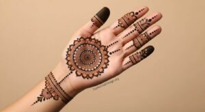 Khafif Mehndi Design Front Hand 2026