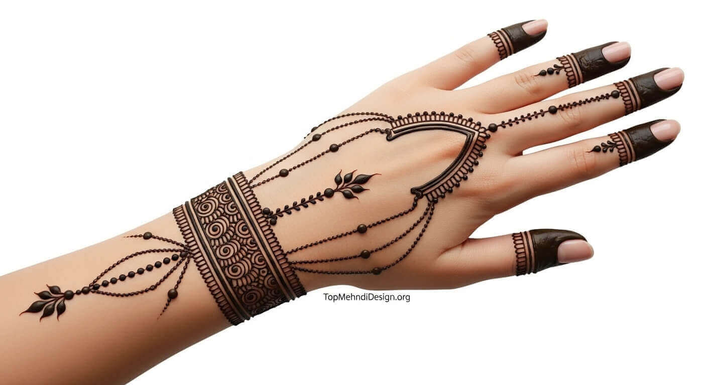 Khafif Mehndi Design Front Hand 2026