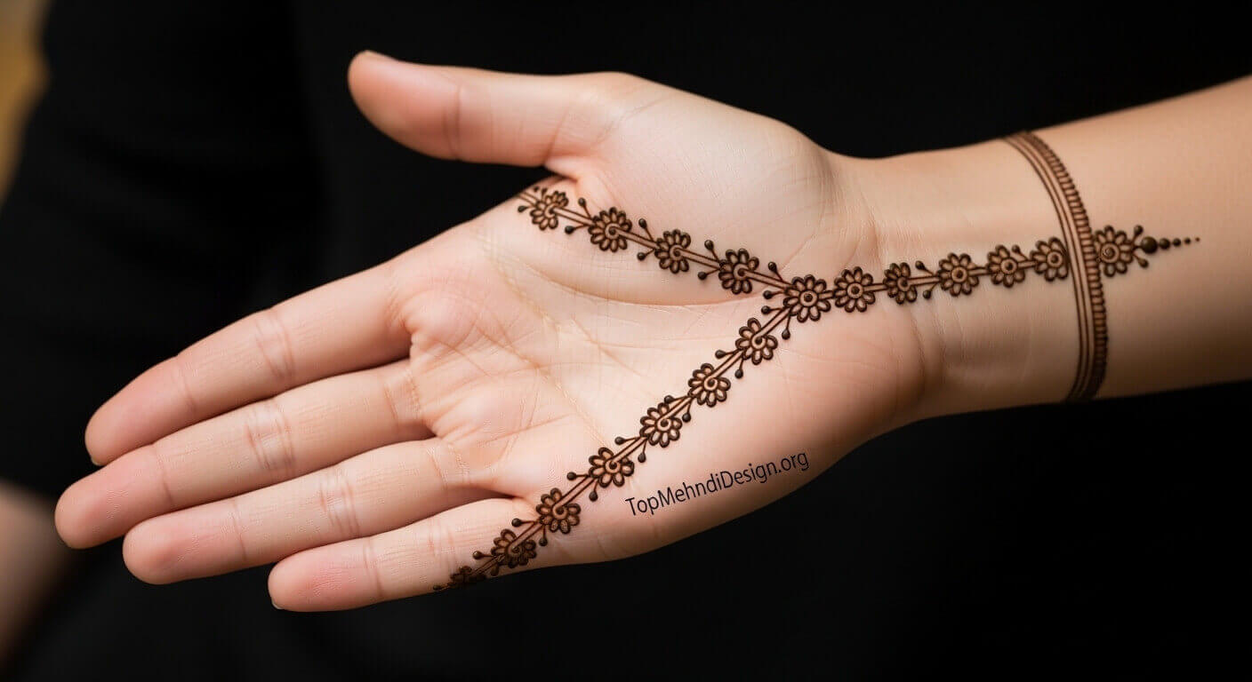 Khafif Mehndi Design Front Hand 2026