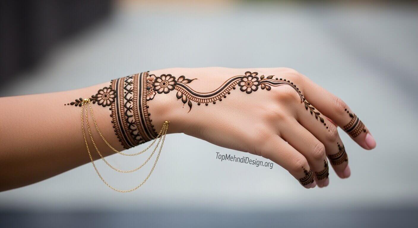 Khafif Mehndi Design Front Hand 2026