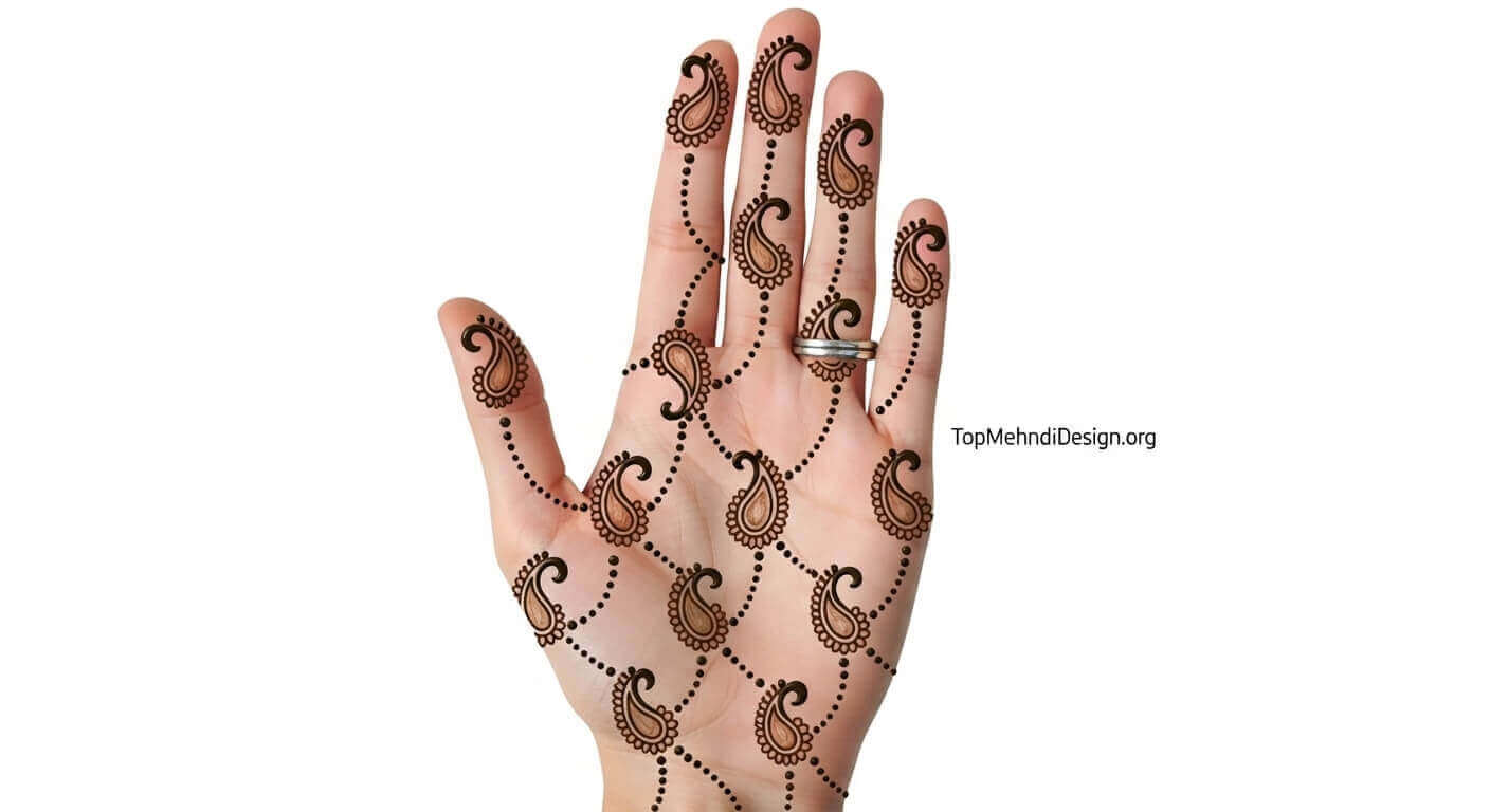 Khafif Mehndi Design Front Hand 2026