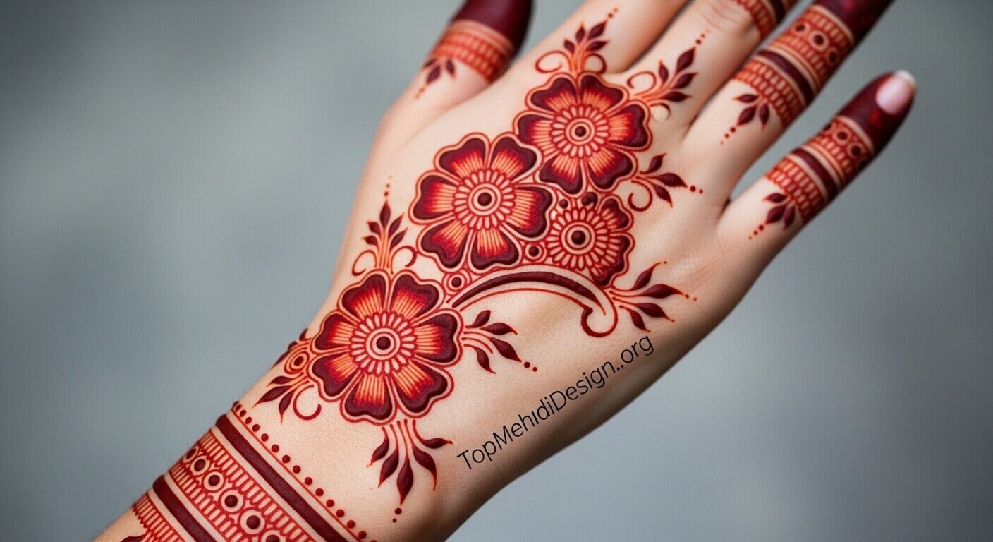 Khafif Mehndi Design Front Hand 2026