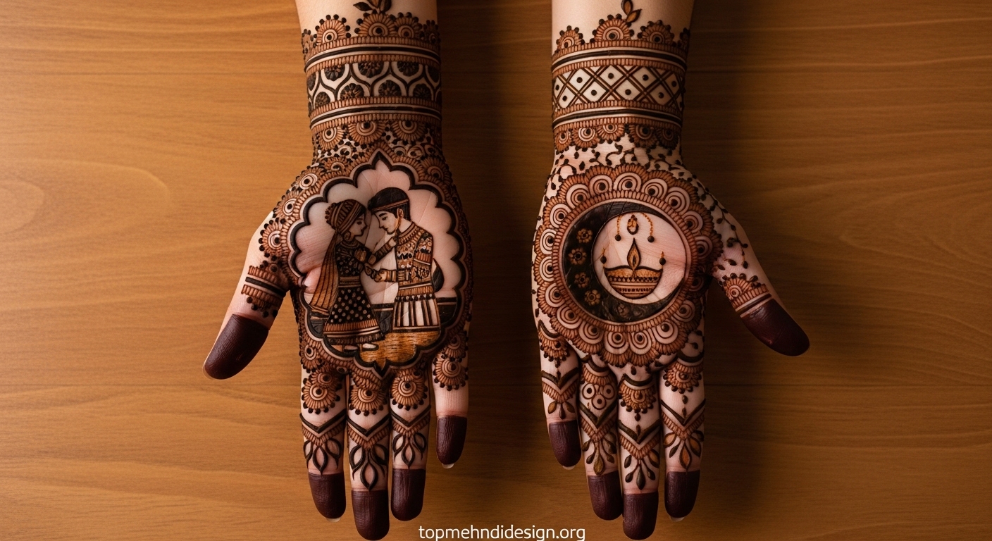 Mehndi Design for Karwa Chauth 2026