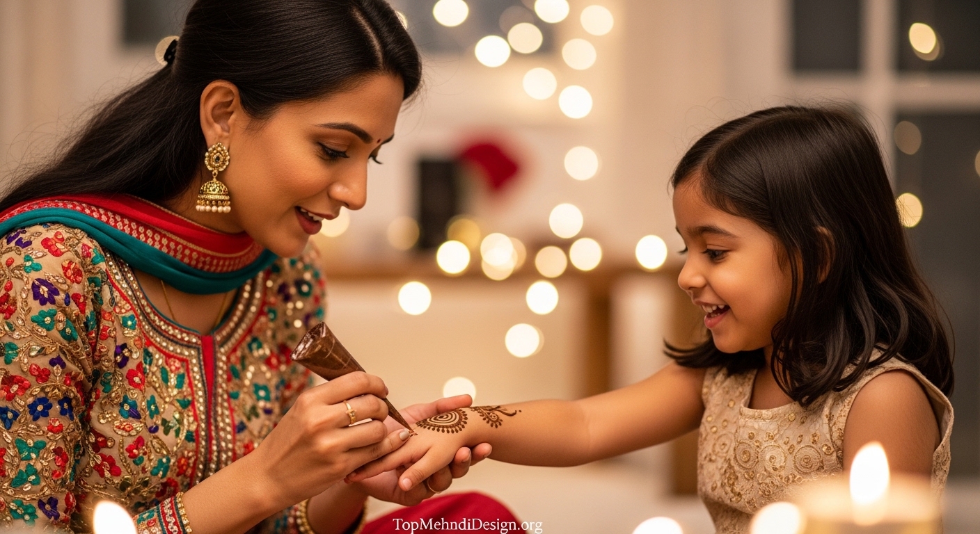 Mehndi Design for Kids Easy 2026