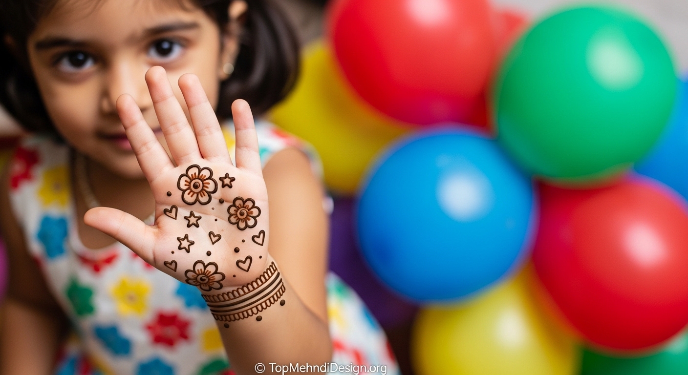 Mehndi Design for Kids Easy 2026