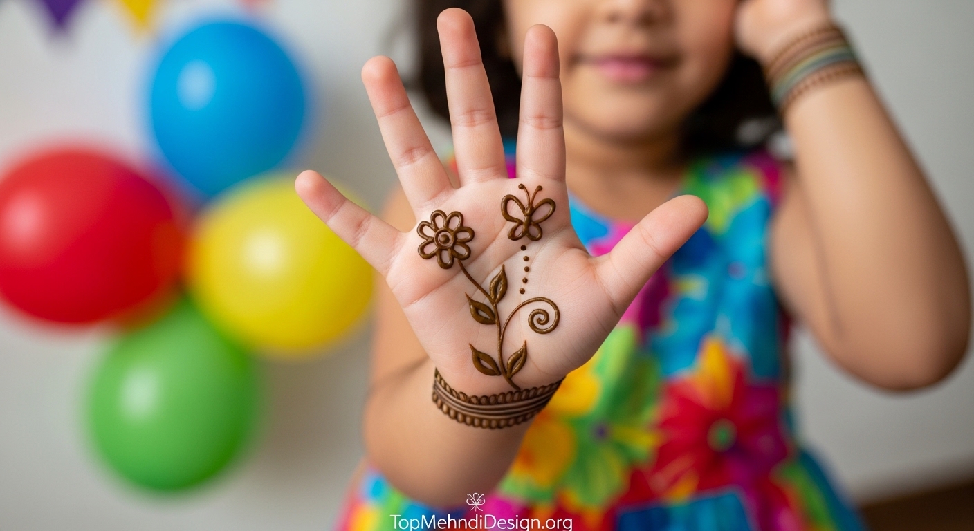 Mehndi Design for Kids Easy 2026