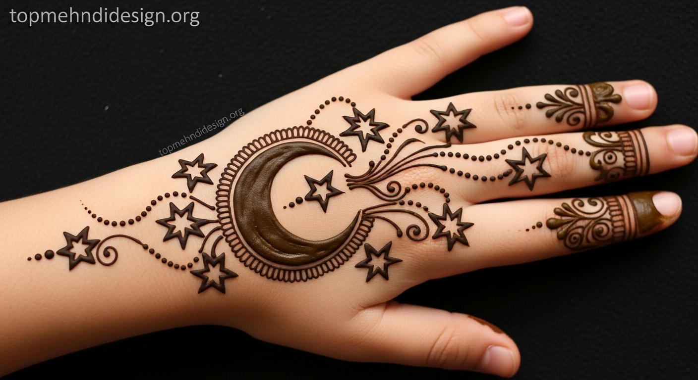 Mehndi Design for Kids Eid 2026