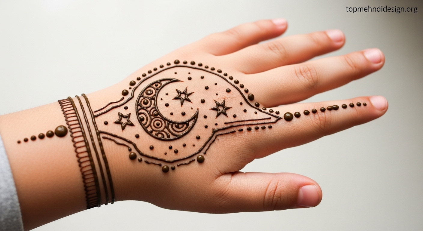 Mehndi Design for Kids Eid 2026
