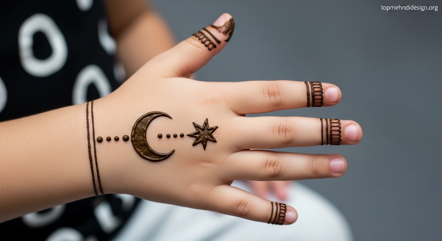 Mehndi Design for Kids Eid 2026