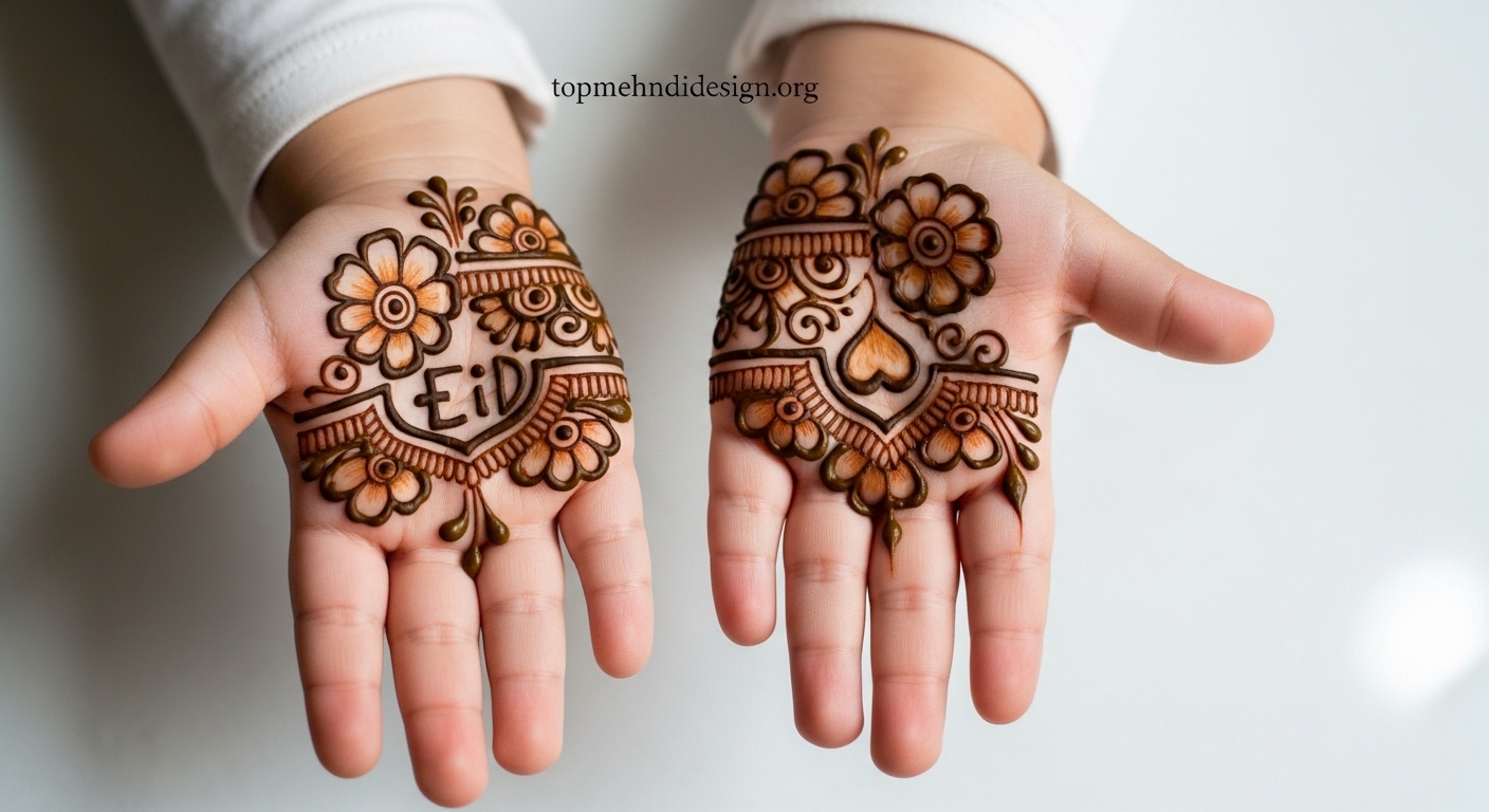 Mehndi Design for Kids Eid 2026
