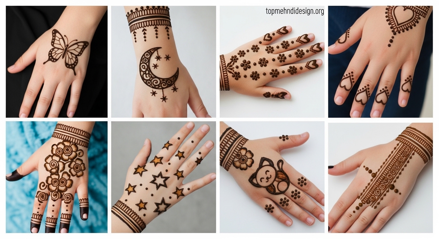 Mehndi Design for Kids Eid 2026