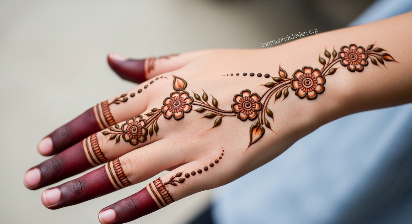Mehndi Design for Kids Eid 2026