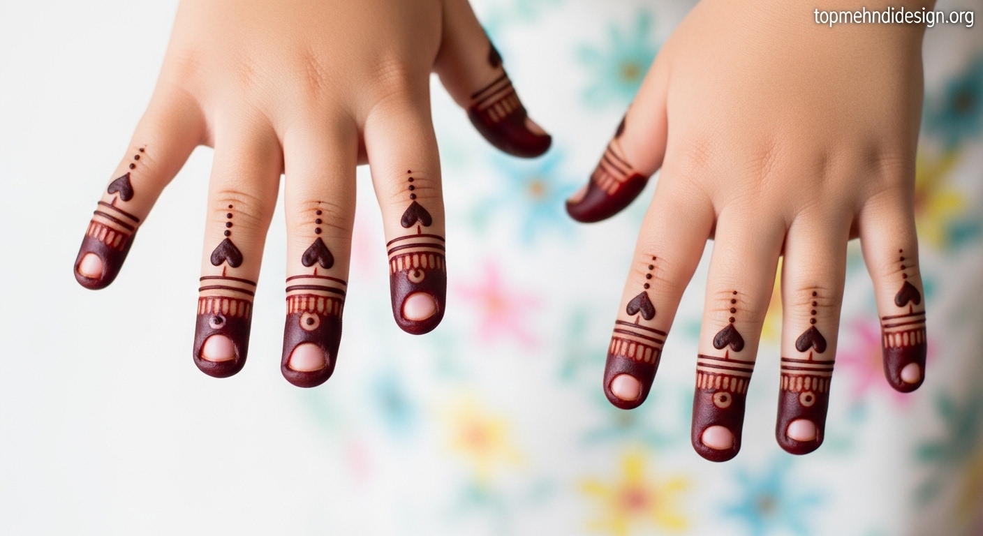 Mehndi Design for Kids Eid 2026