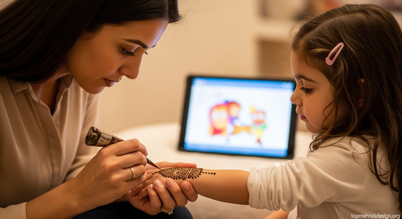 Mehndi Design for Little Girls 2026 