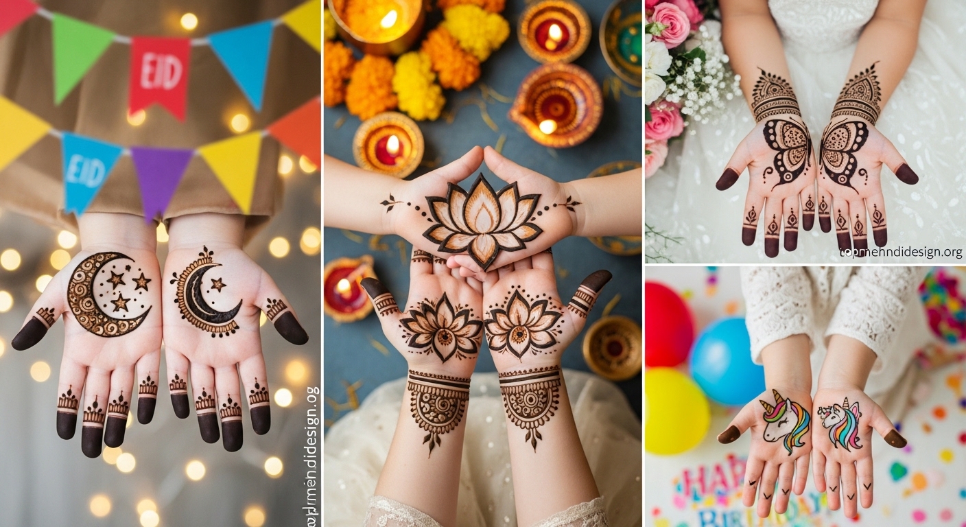 Mehndi Design for Little Girls 2026 
