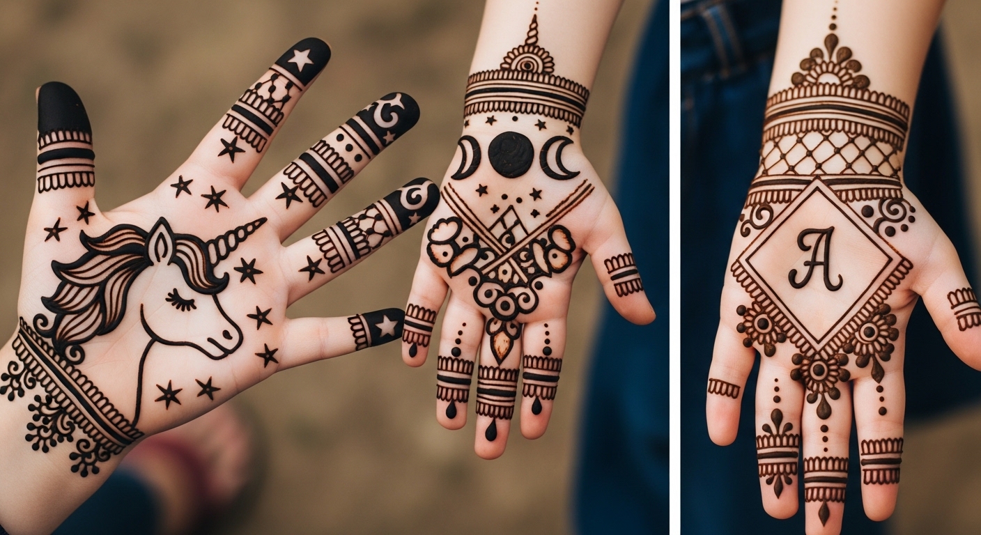 Mehndi Design for Little Girls 2026 