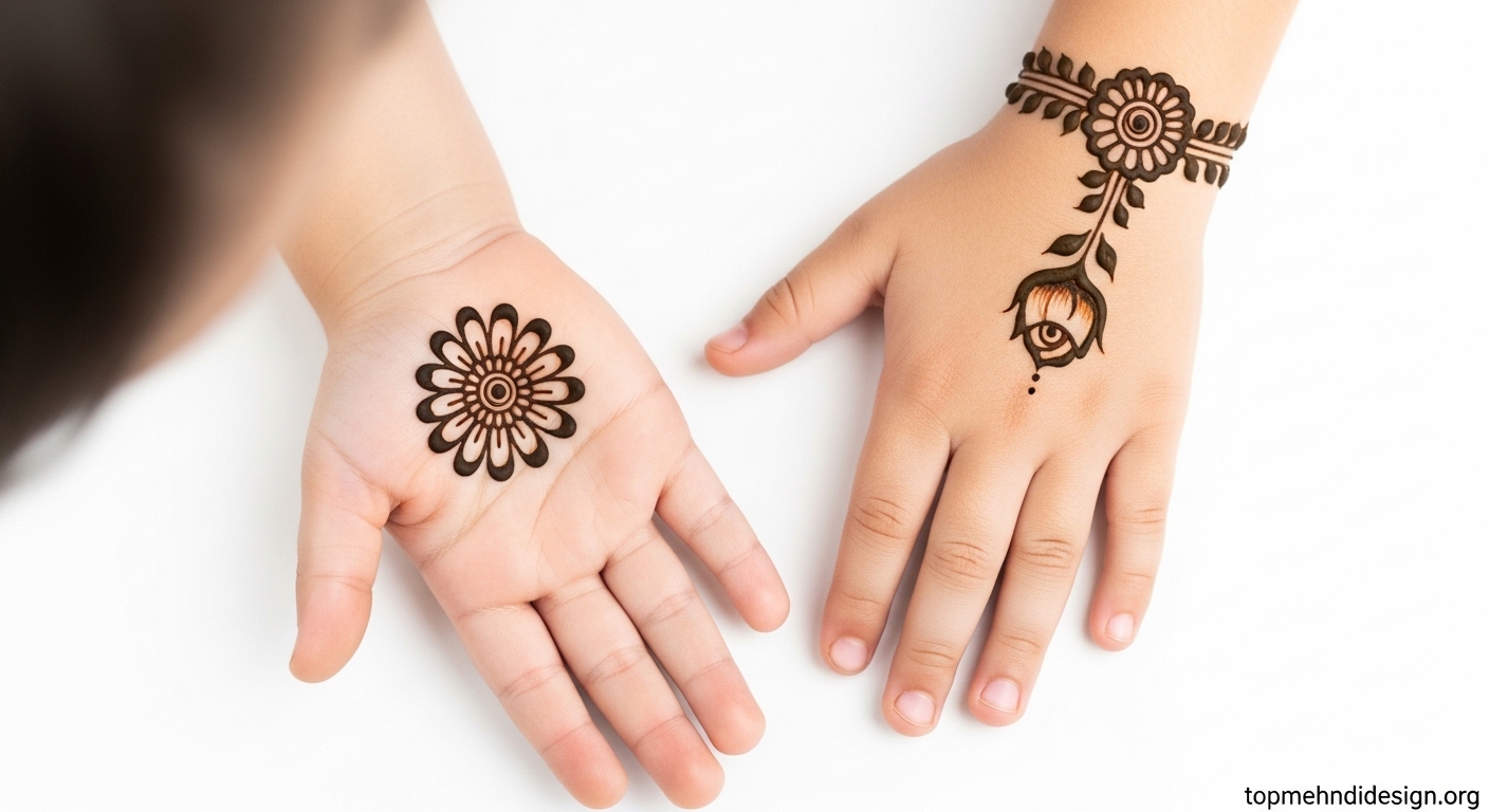 Mehndi Design for Little Girls 2026 