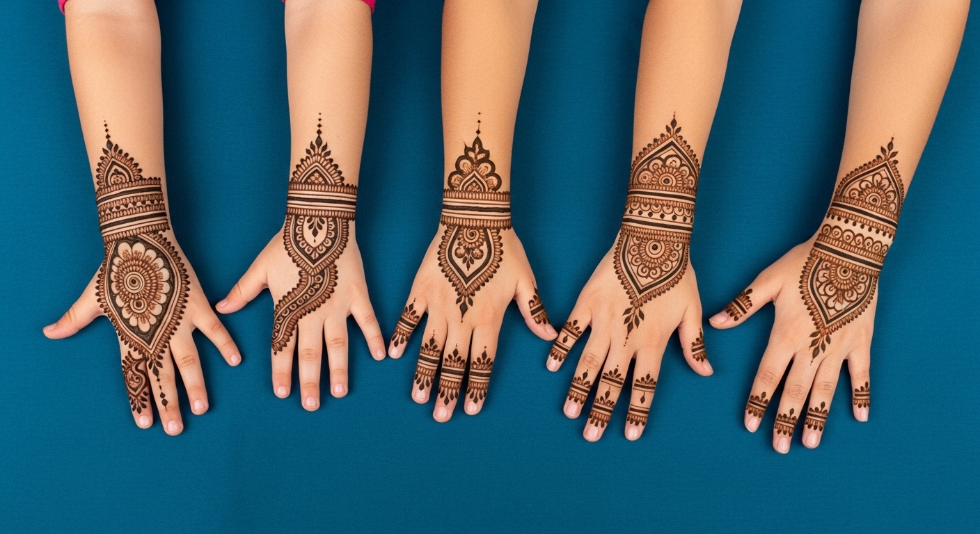 Mehndi Design for Little Girls 2026 