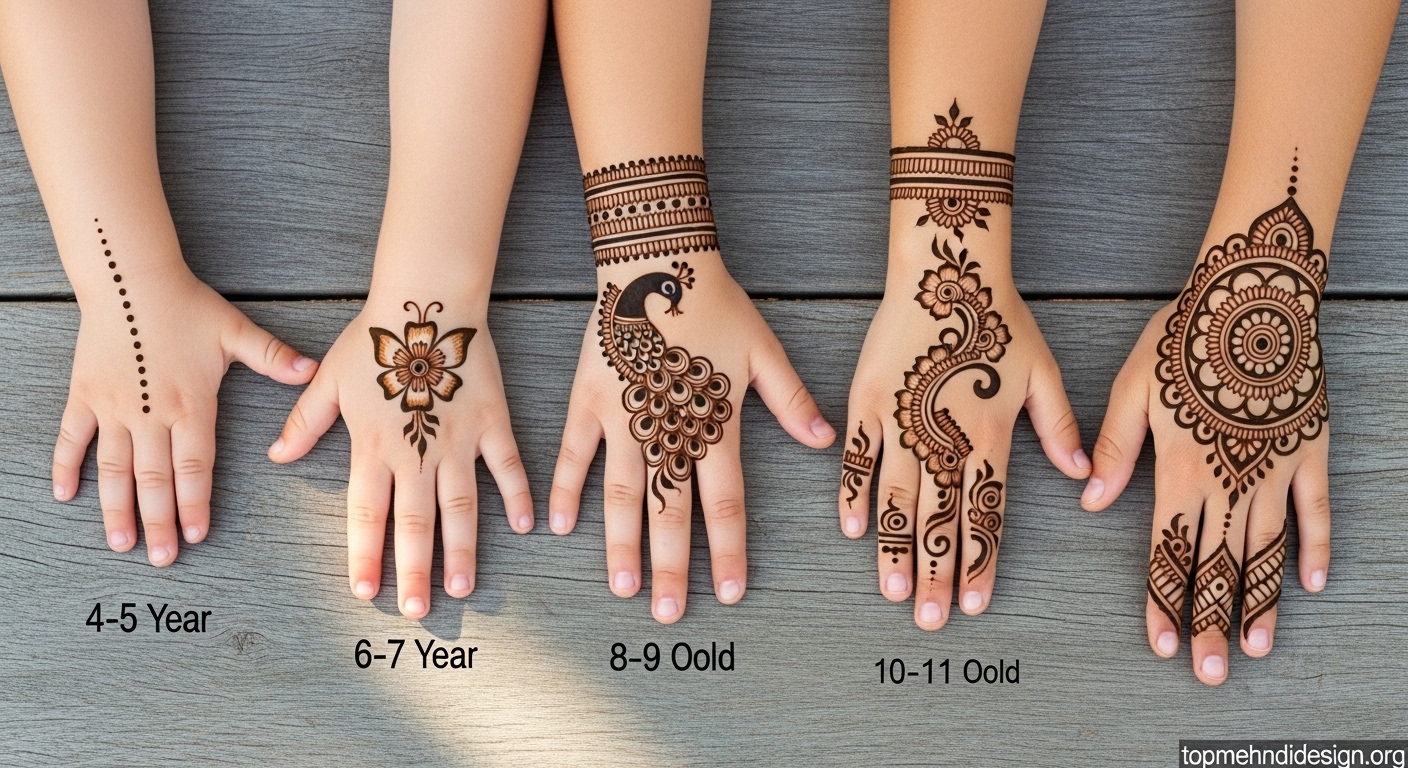 Mehndi Design for Little Girls 2026 
