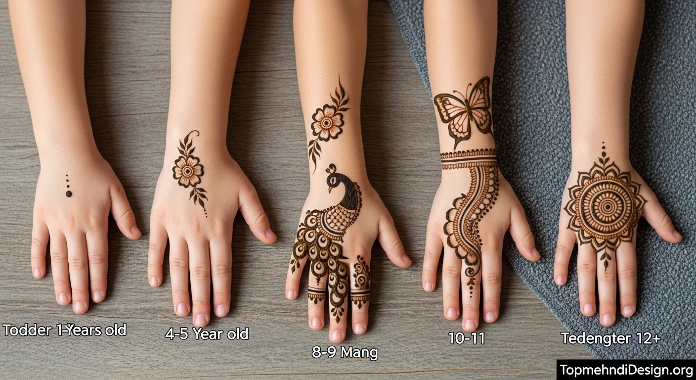 Mehndi Design for Little Girls 2026 