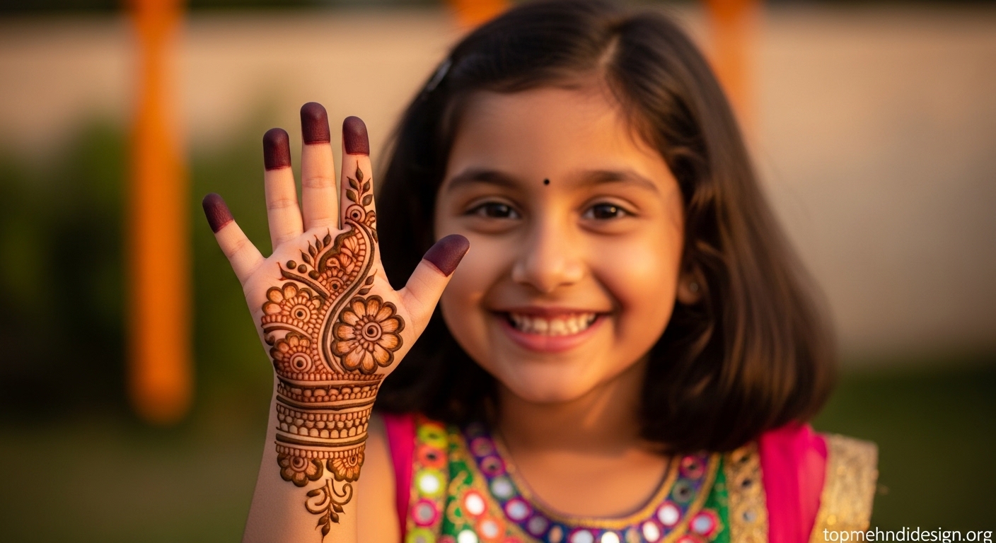 Mehndi Design for Little Girls 2026 