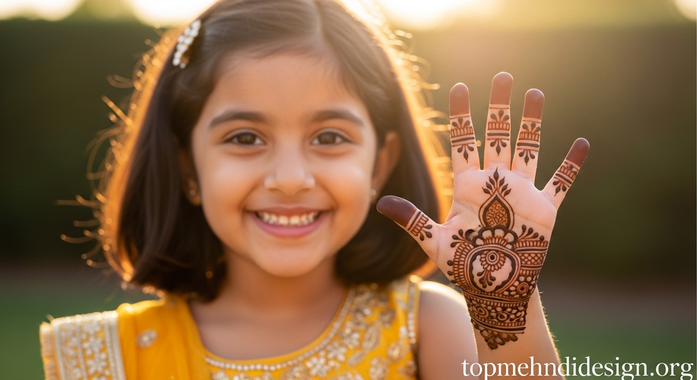 Mehndi Design for Little Girls 2026 