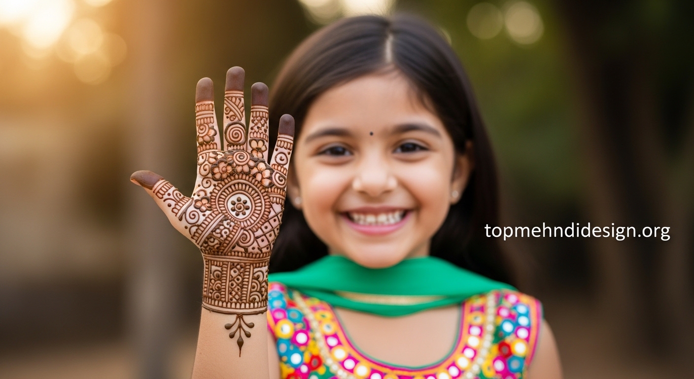 Mehndi Design for Little Girls 2026 