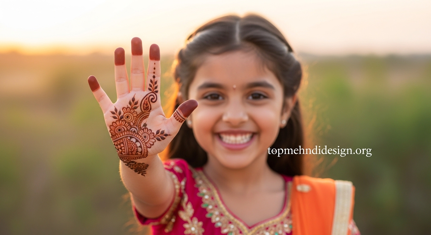 Mehndi Design for Little Girls 2026 