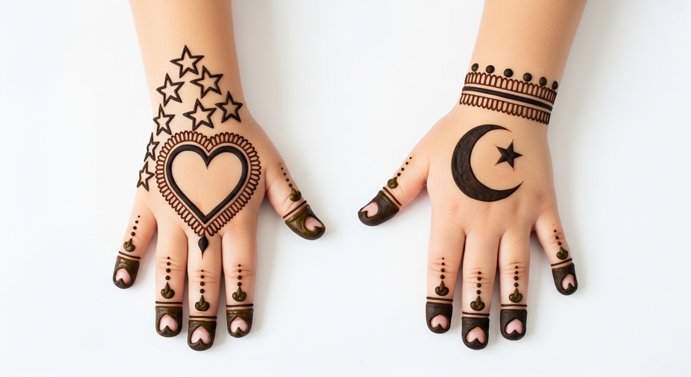 Mehndi Design for Little Girls 2026 