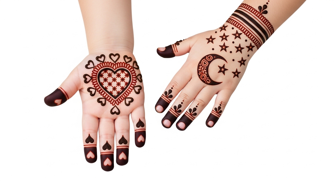 Mehndi Design for Little Girls 2026 