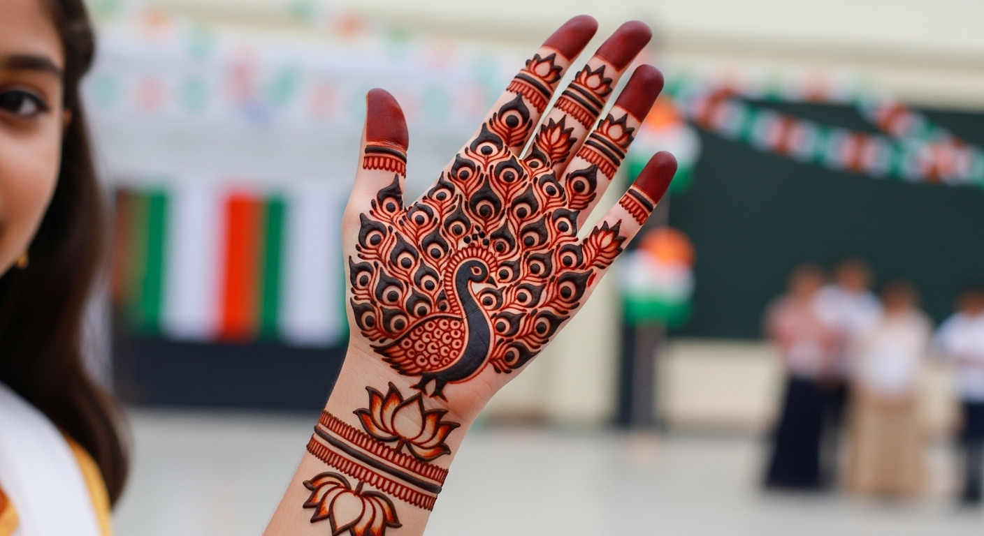 Mehndi Design for School Function 2026