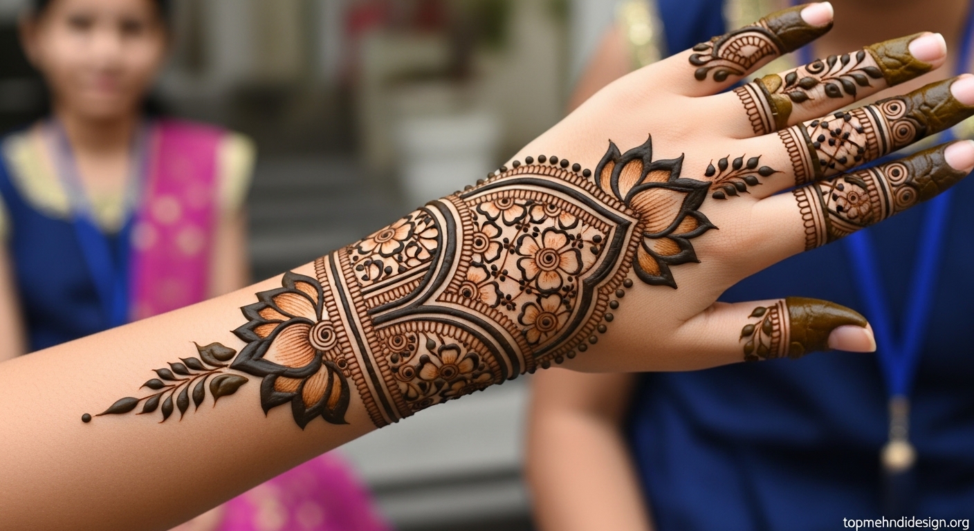 Mehndi Design for School Function 2026