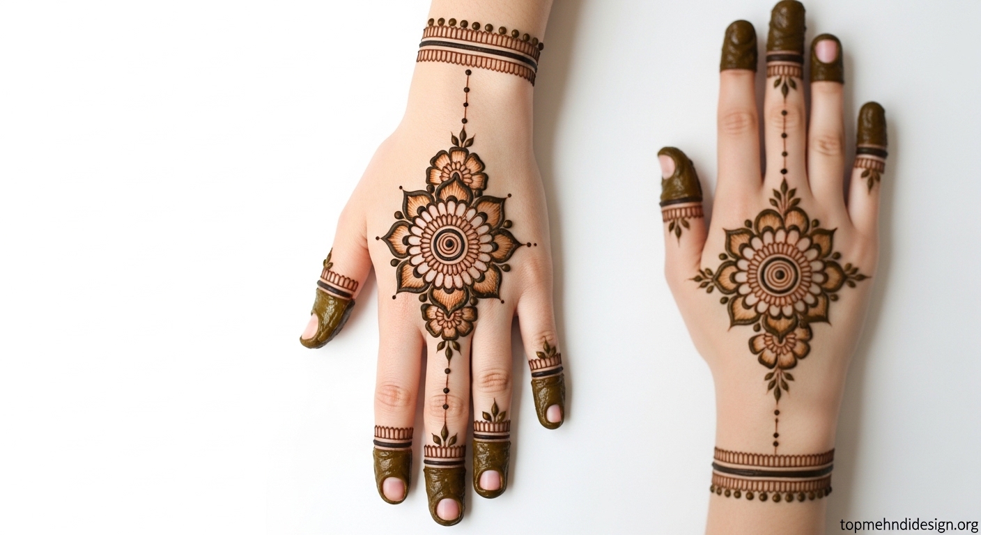 Mehndi Design for School Function 2026