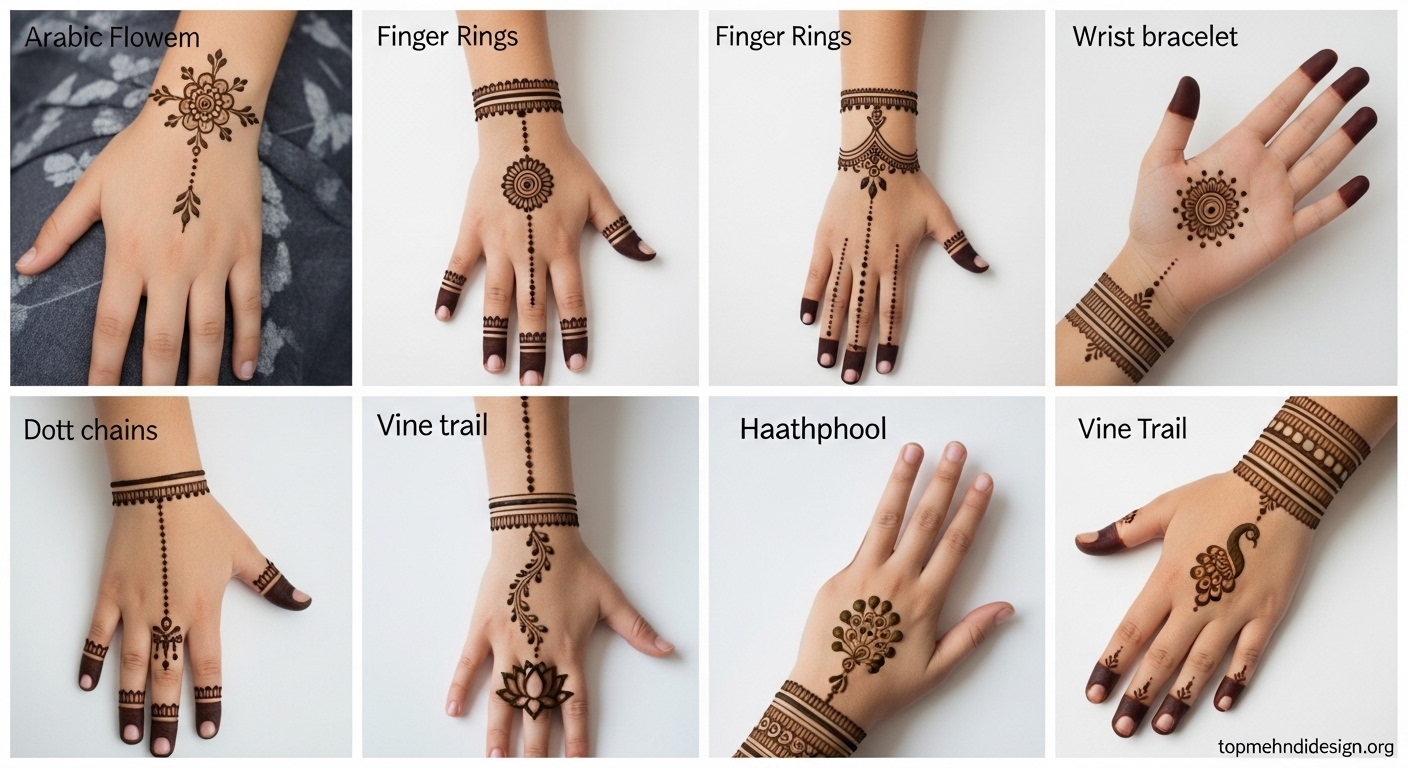 Mehndi Design for School Function 2026