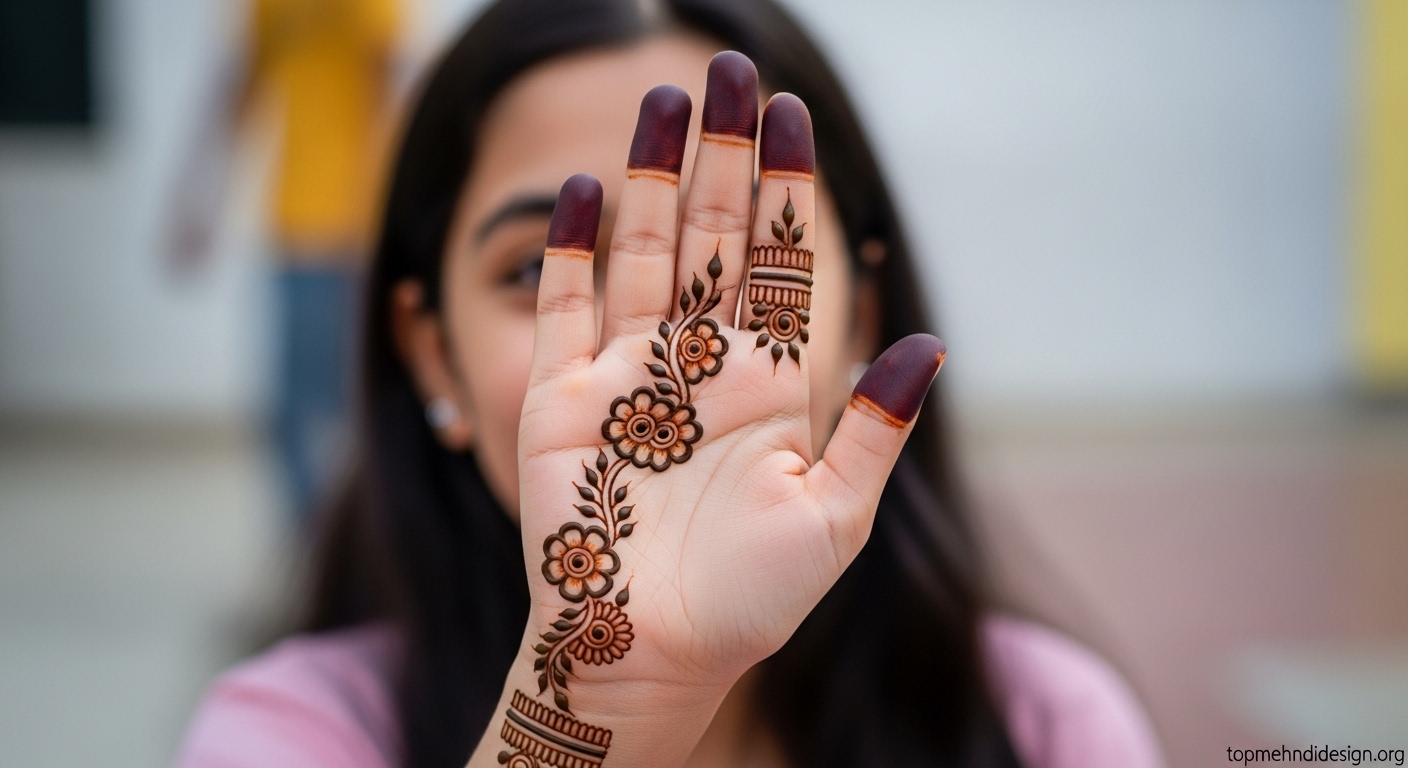 Mehndi Design for School Function 2026