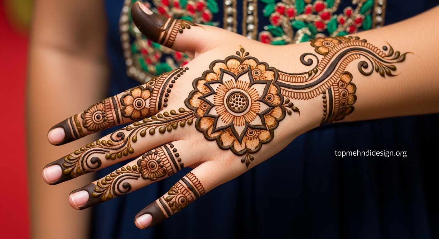 Mehndi Design for School Function 2026
