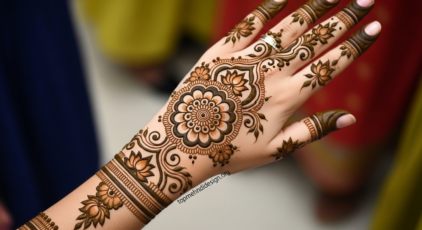 Mehndi Design for School Function 2026