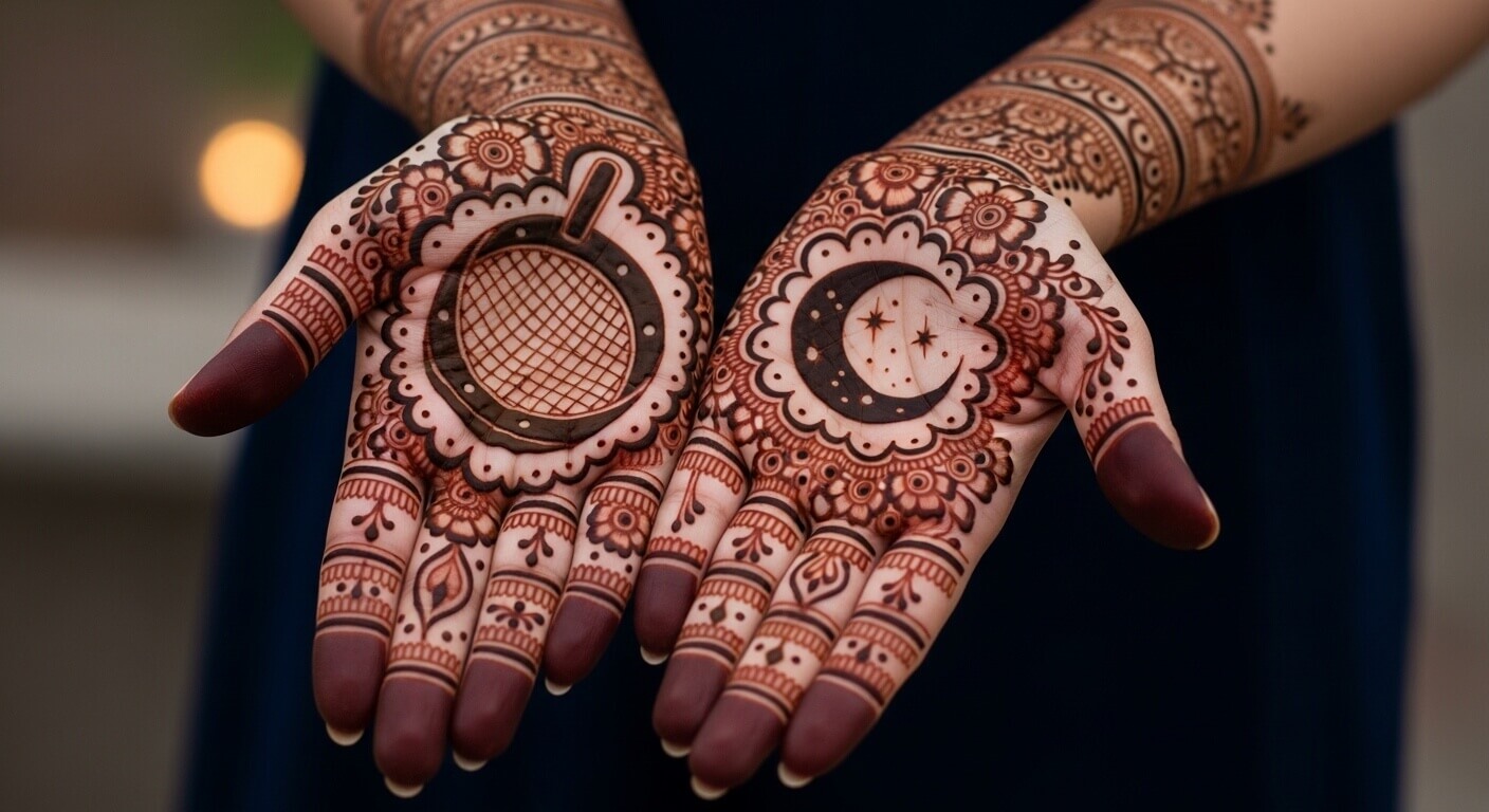 Karwa Chauth mehndi design for hands 2026