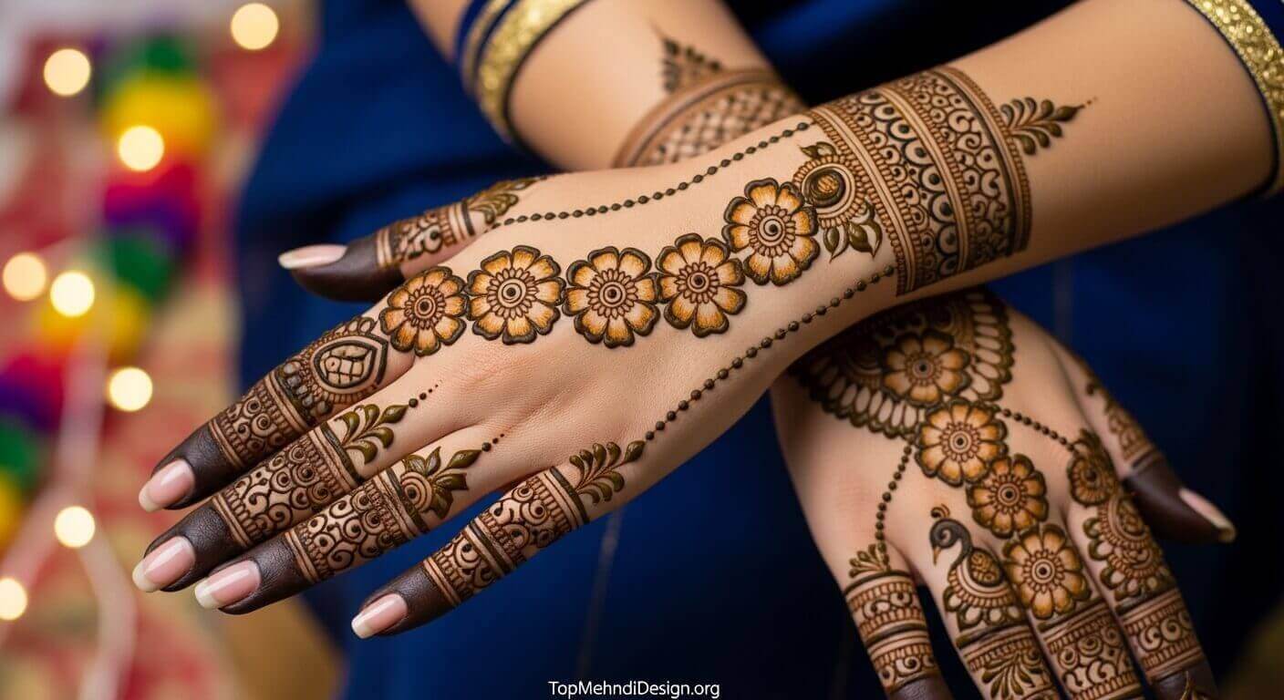 Navratri Mehndi Design 2026