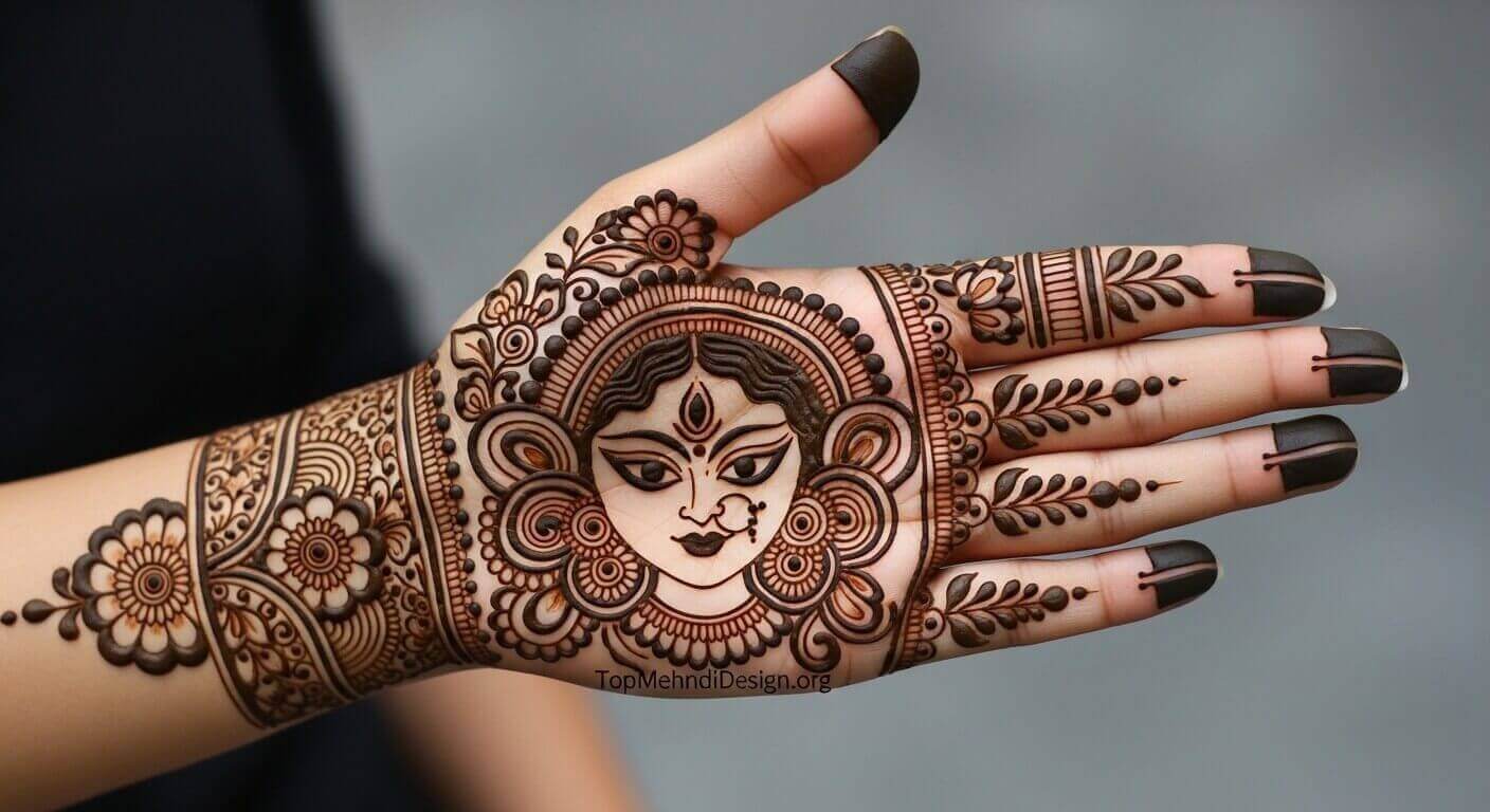 Navratri Mehndi Design 2026