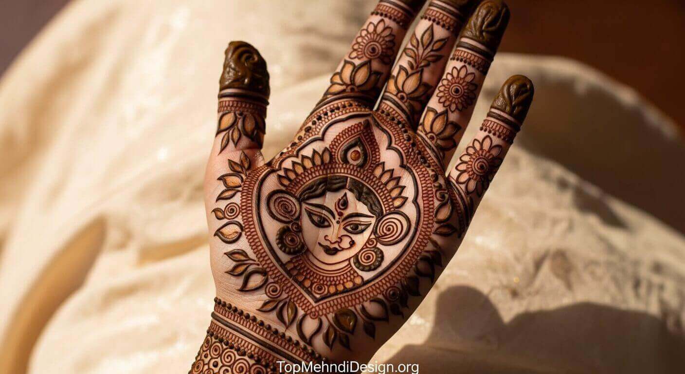 Navratri Mehndi Design 2026