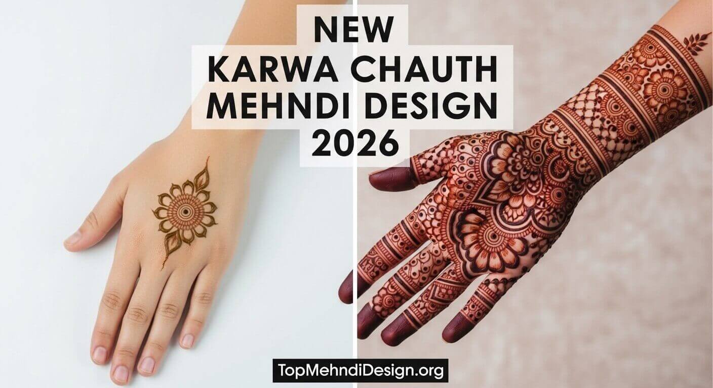 New Karwa Chauth Mehndi Design 2026