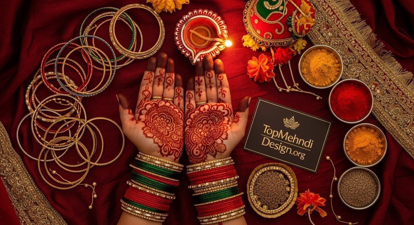 New Karwa Chauth Mehndi Design 2026